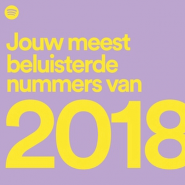 Spotify: Meest geluisterde nummers van 2018
